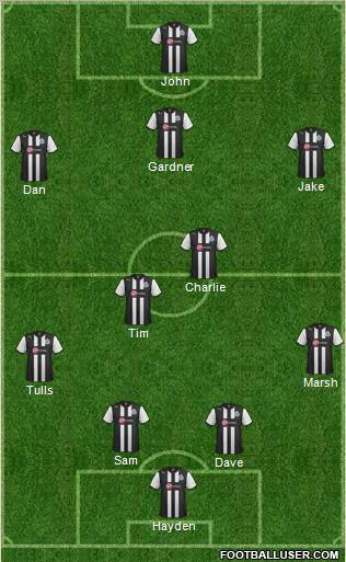 Newcastle United Formation 2012