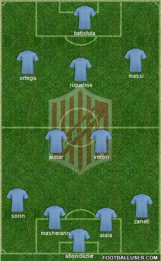 9 de Julio Formation 2012