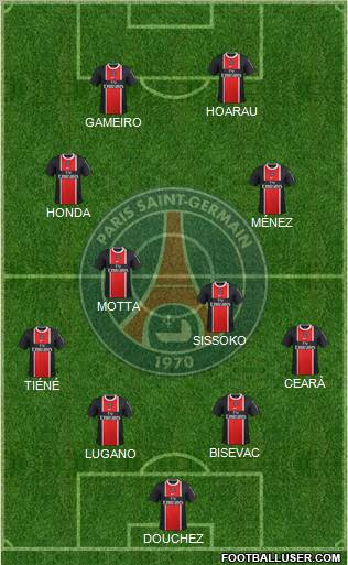 Paris Saint-Germain Formation 2012