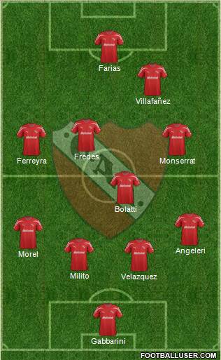 Independiente Formation 2012