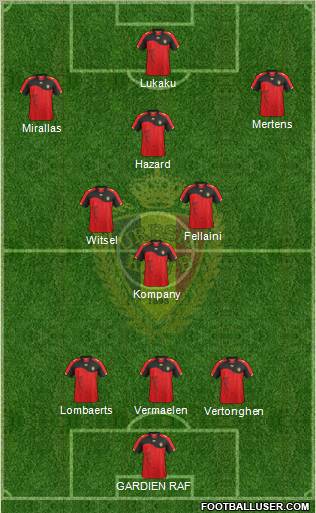 Belgium Formation 2012