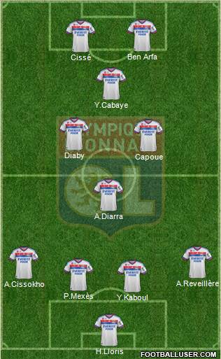 Olympique Lyonnais Formation 2012