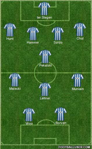 Brighton and Hove Albion football formation