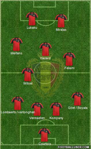Belgium Formation 2012