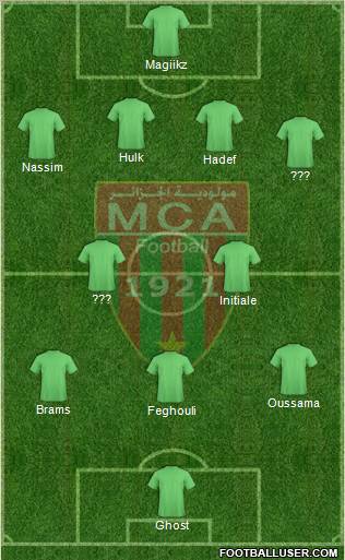 Mouloudia Club d'Alger Formation 2012