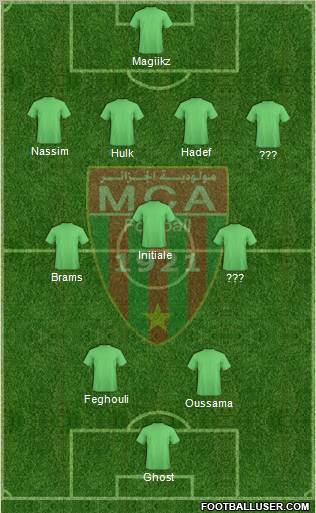 Mouloudia Club d'Alger Formation 2012