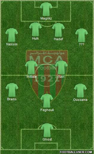 Mouloudia Club d'Alger Formation 2012