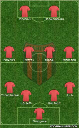 Flamengo EC de Arcoverde Formation 2012