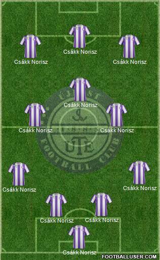 Újpest FC Formation 2012