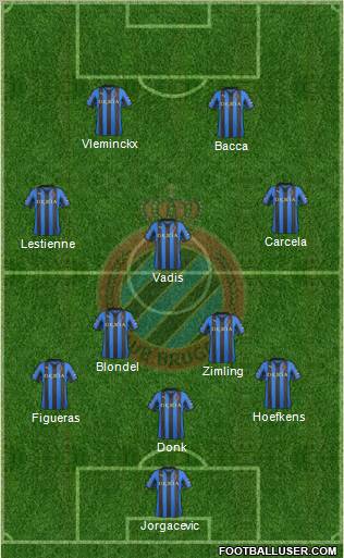 Club Brugge KV Formation 2012