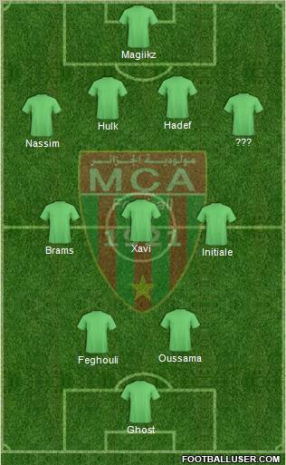 Mouloudia Club d'Alger Formation 2012