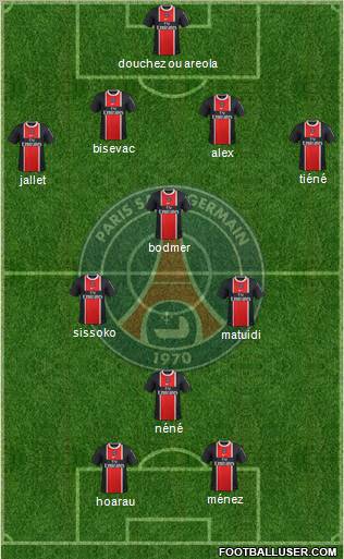 Paris Saint-Germain Formation 2012