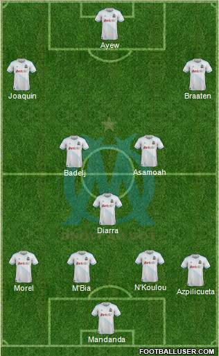 Olympique de Marseille Formation 2012