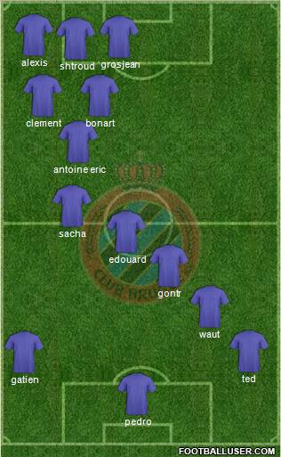 Club Brugge KV Formation 2012