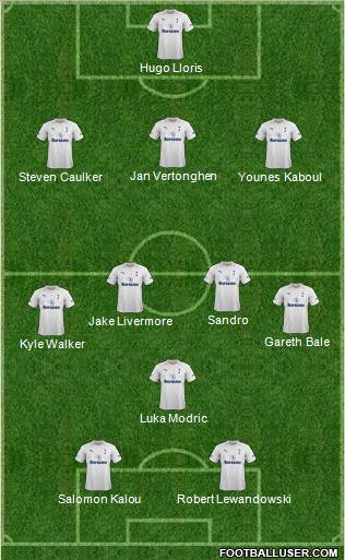 Tottenham Hotspur Formation 2012