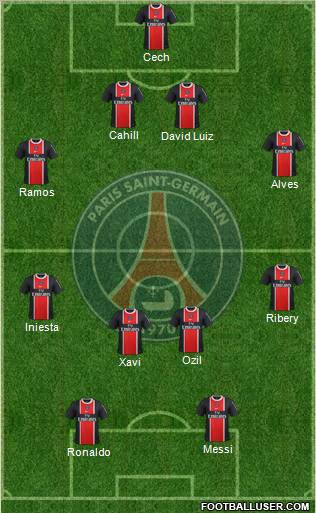 Paris Saint-Germain Formation 2012