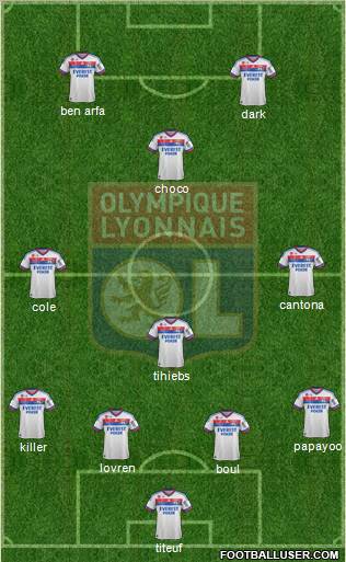 Olympique Lyonnais Formation 2012
