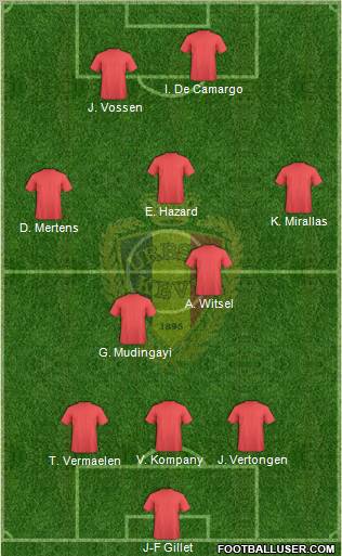 Belgium Formation 2012