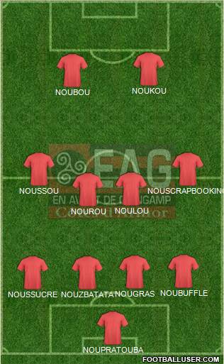 En Avant de Guingamp football formation