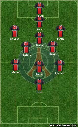 Paris Saint-Germain Formation 2012