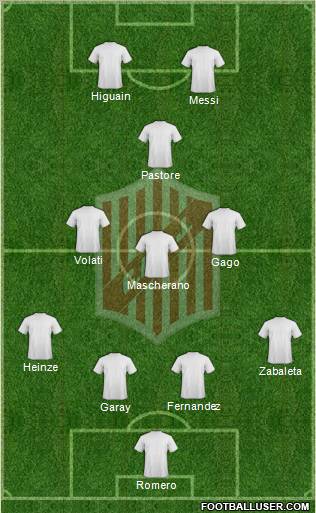 9 de Julio Formation 2012