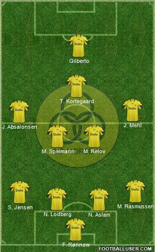 Alliance Club Horsens Formation 2012