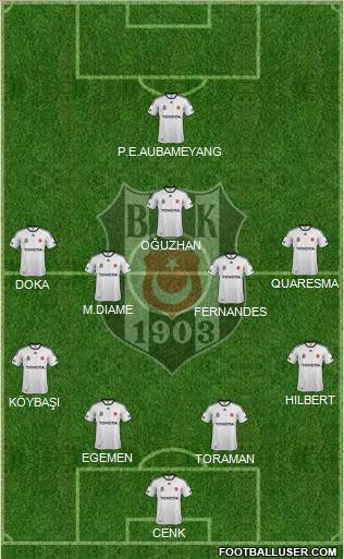 Besiktas JK Formation 2012