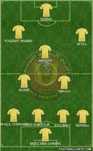 Espérance Sportive de Tunis football formation