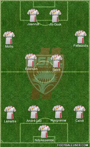 A.S. Nancy Lorraine Formation 2012