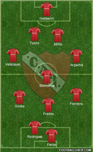 Independiente Formation 2012
