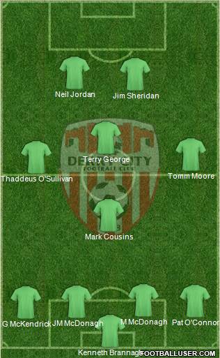 Derry City Formation 2012