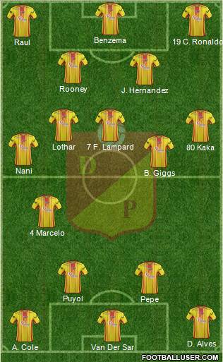 CS Deportivo Pereira Formation 2012