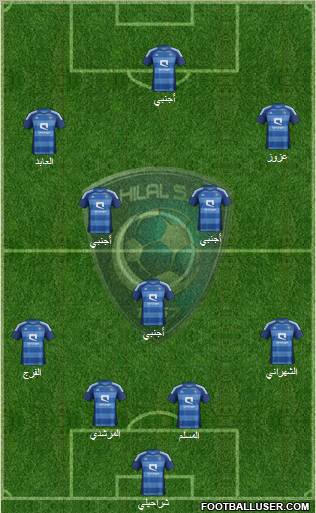 Al-Hilal (KSA) Formation 2012