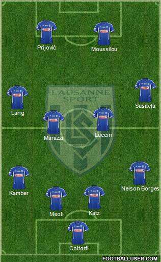 FC Lausanne-Sport Formation 2012