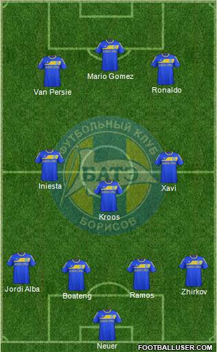 BATE Borisov Formation 2012