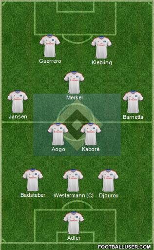 Hamburger SV Formation 2012