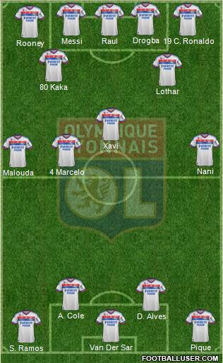 Olympique Lyonnais Formation 2012