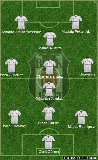 Besiktas JK Formation 2012