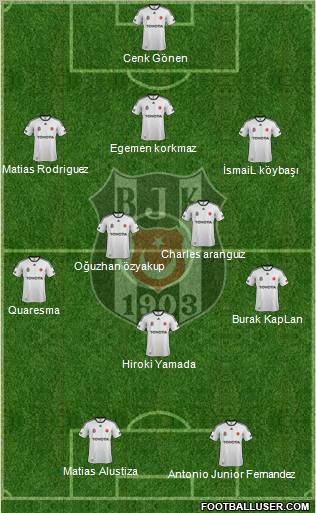 Besiktas JK Formation 2012