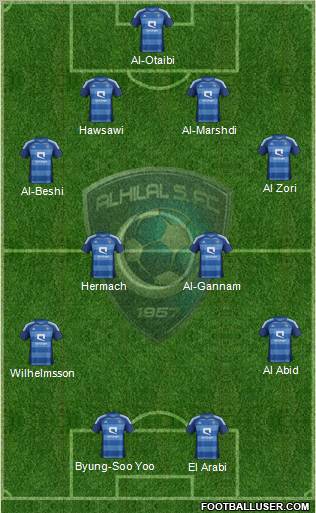 Al-Hilal (KSA) Formation 2012