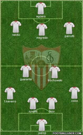 Sevilla F.C., S.A.D. Formation 2012