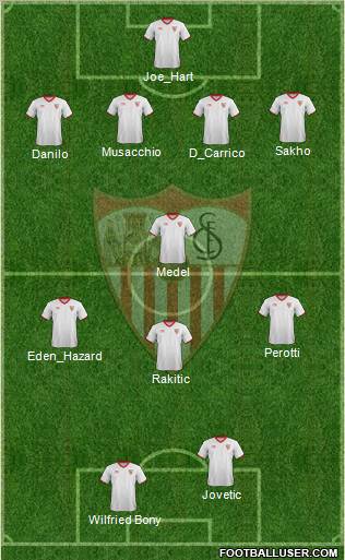 Sevilla F.C., S.A.D. Formation 2012