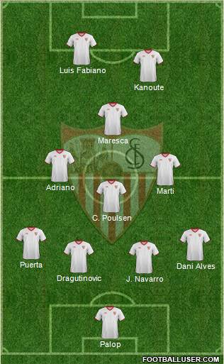 Sevilla F.C., S.A.D. Formation 2012