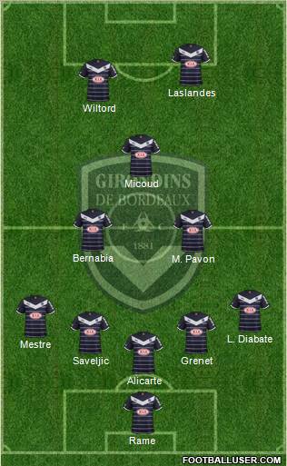 FC Girondins de Bordeaux Formation 2012