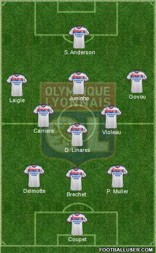 Olympique Lyonnais Formation 2012