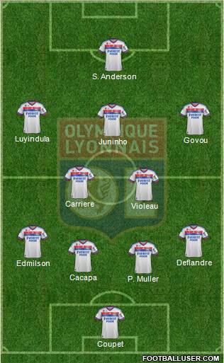 Olympique Lyonnais Formation 2012