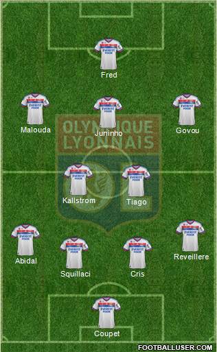 Olympique Lyonnais Formation 2012