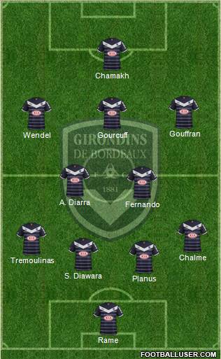 FC Girondins de Bordeaux Formation 2012