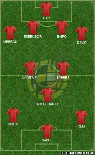Spain Formation 2012