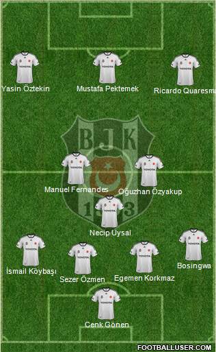 Besiktas JK Formation 2012